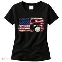 Drum Sets Usa Flag Drummer Music Lover Drumming Women's T-Shirt thumb 0