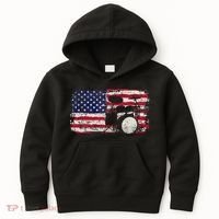Drum Sets Usa Flag Drummer Music Lover Drumming Kids Hoodie thumb 0