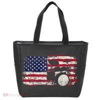 Drum Sets Usa Flag Drummer Music Lover Drumming Tote Bag thumb 0