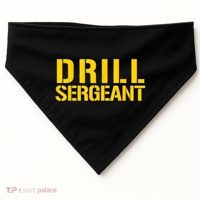 Drill Sergeant Uniform Military Boot Camp Instructor USA-Made Doggie Bandana