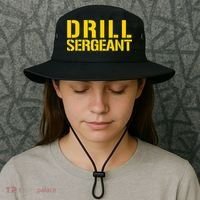 Drill Sergeant Uniform Military Boot Camp Instructor Bucket Hat thumb 3