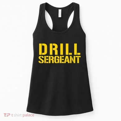 Drill Sergeant Uniform Military Boot Camp Instructor Women's Tank Top
