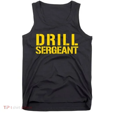 Drill Sergeant Uniform Military Boot Camp Instructor Tank Top
