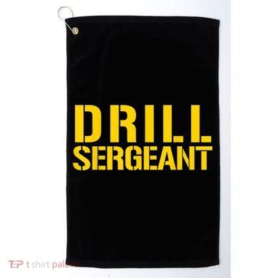 Drill Sergeant Uniform Military Boot Camp Instructor Golf Towel