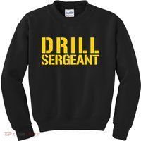 Drill Sergeant Uniform Military Boot Camp Instructor Kids Sweatshirt thumb 0