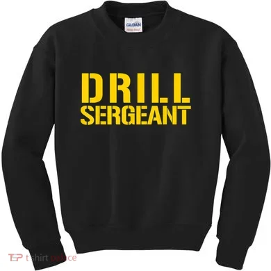 Drill Sergeant Uniform Military Boot Camp Instructor Kids Sweatshirt