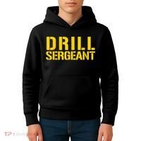 Drill Sergeant Uniform Military Boot Camp Instructor Kids Hoodie thumb 4