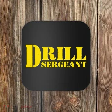 Drill Sergeant Uniform Military Boot Camp Instructor Coaster