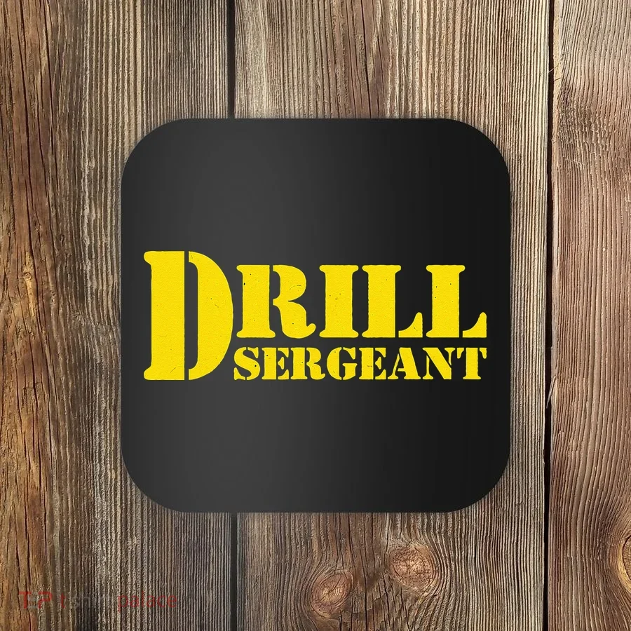 Drill Sergeant Uniform Military Boot Camp Instructor Coaster