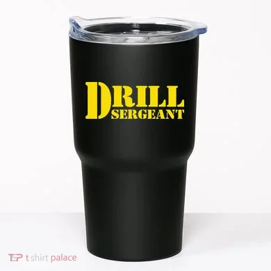 Drill Sergeant Uniform Military Boot Camp Instructor Tumbler