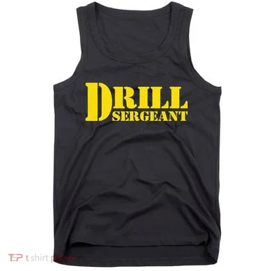 Drill Sergeant Uniform Military Boot Camp Instructor Tank Top