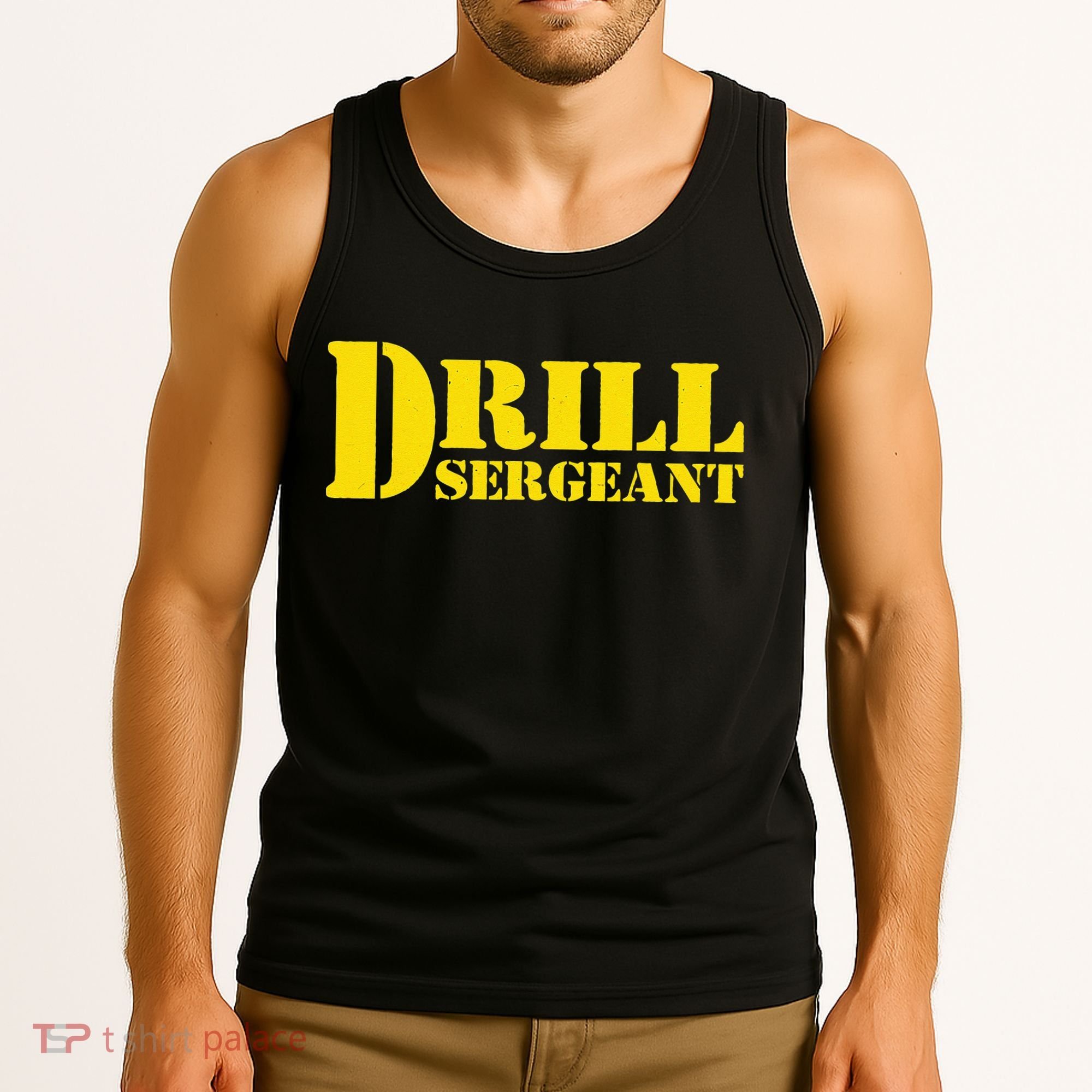 Drill Sergeant Uniform Military Boot Camp Instructor Tank Top