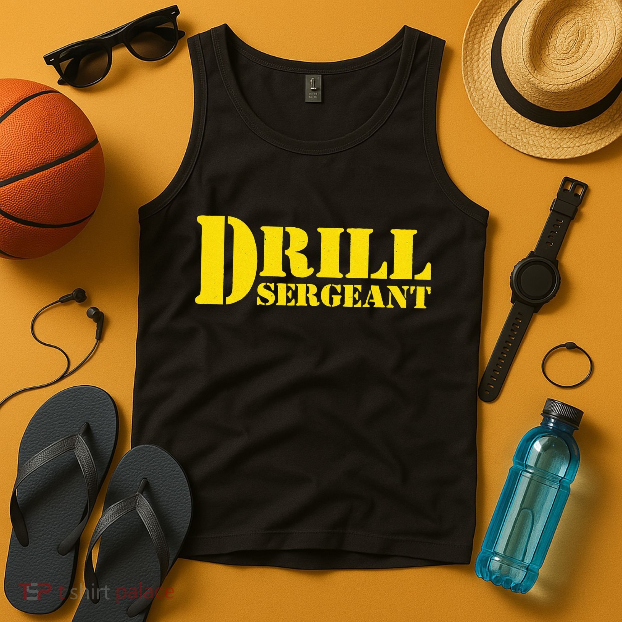 Drill Sergeant Uniform Military Boot Camp Instructor Tank Top
