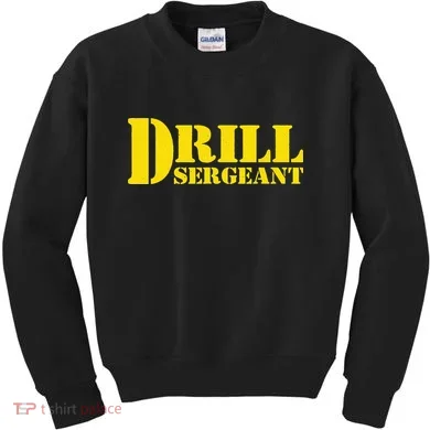Drill Sergeant Uniform Military Boot Camp Instructor Kids Sweatshirt