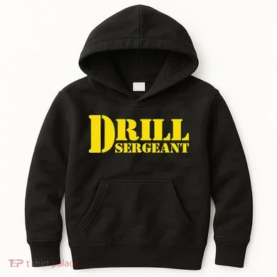 Drill Sergeant Uniform Military Boot Camp Instructor Kids Hoodie