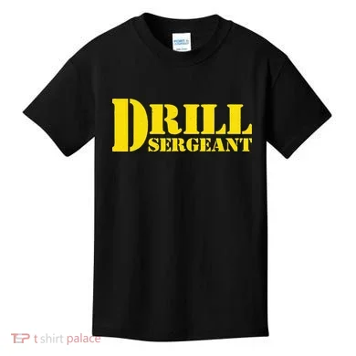 Drill Sergeant Uniform Military Boot Camp Instructor Kids T-Shirt