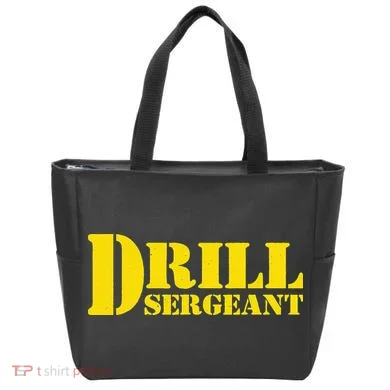 Drill Sergeant Uniform Military Boot Camp Instructor Tote Bag