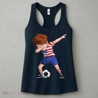 Dabbing Soccer  United States Jersey USA Football Women's Tank Top thumb 3