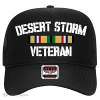 Desert Storm Veteran Pride Persian Gulf War Service Ribbon Gift Hat thumb 0