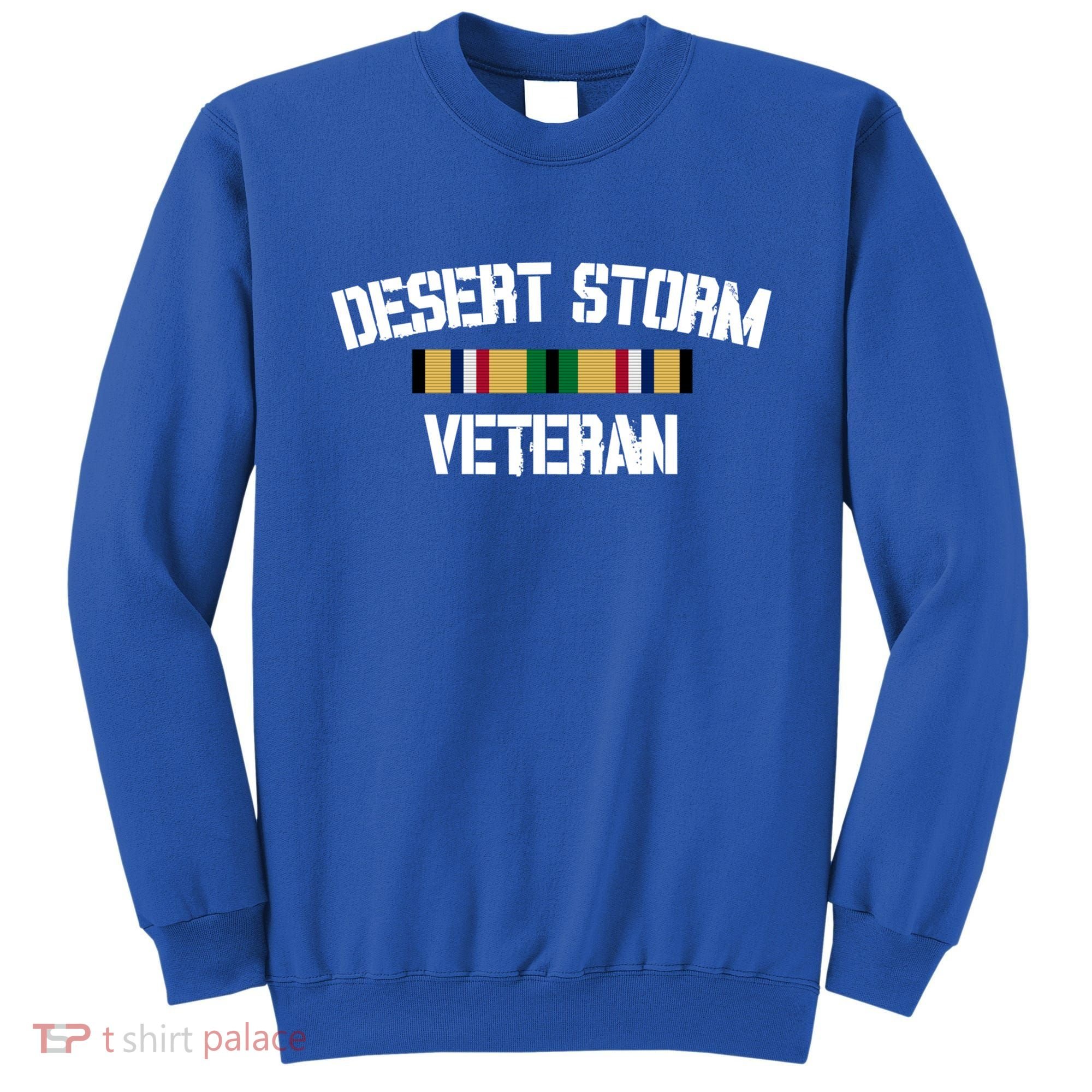 Desert Storm Veteran Pride Persian Gulf War Service Ribbon Gift Sweatshirt