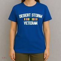 Desert Storm Veteran Pride Persian Gulf War Service Ribbon Gift T-Shirt thumb 4