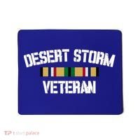 Desert Storm Veteran Pride Persian Gulf War Service Ribbon Gift Mousepad thumb 0