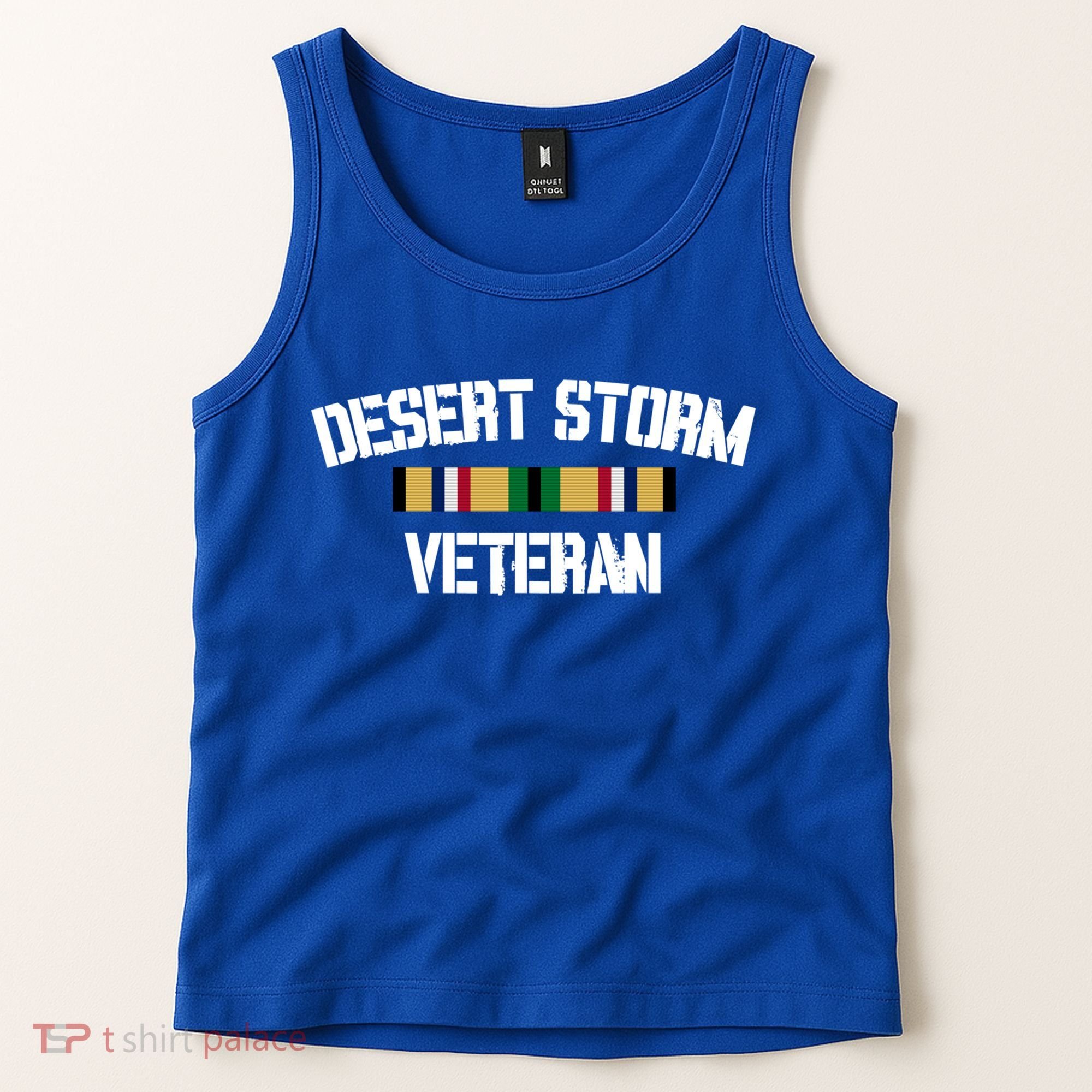 Desert Storm Veteran Pride Persian Gulf War Service Ribbon Gift Tank Top