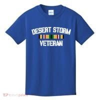 Desert Storm Veteran Pride Persian Gulf War Service Ribbon Gift Kids T-Shirt thumb 0