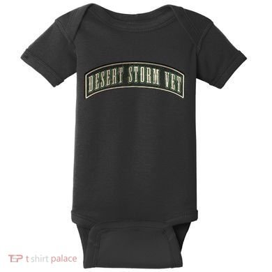 Desert Storm Veteran Baby Bodysuit