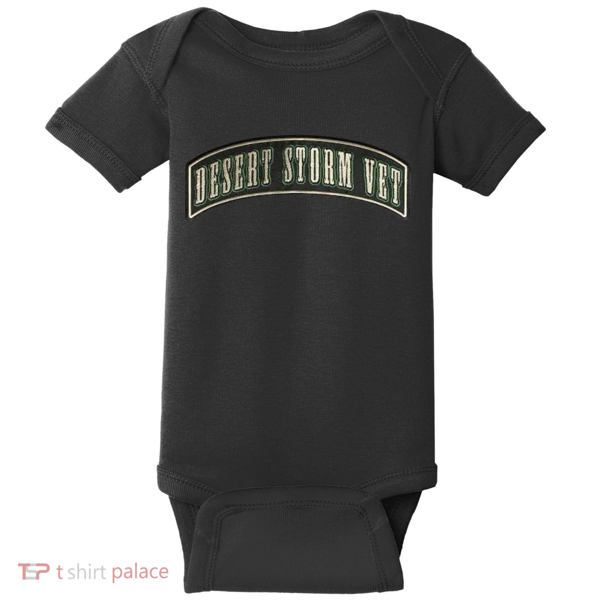 Desert Storm Veteran Baby Bodysuit