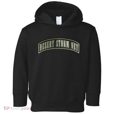 Desert Storm Veteran Toddler Hoodie