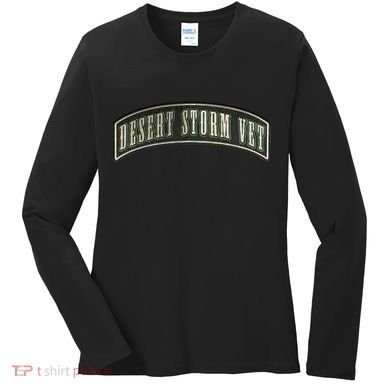 Desert Storm Veteran Women's Long Sleeve Shirt