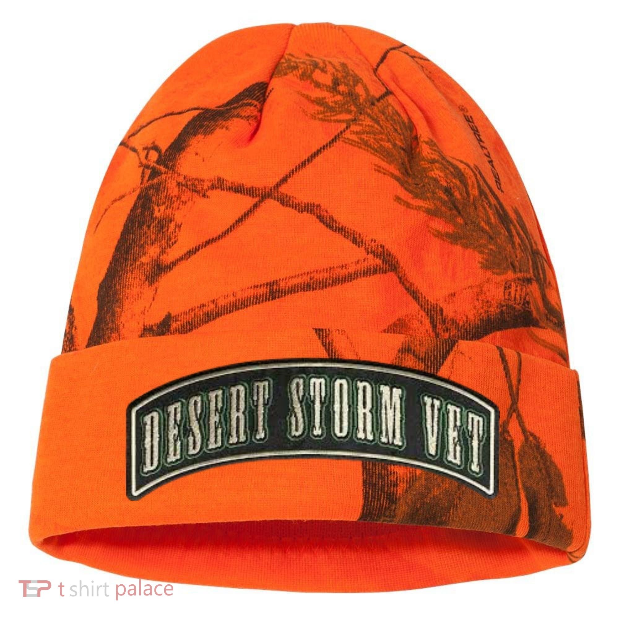 Desert Storm Veteran Kati Licensed 12" Camo Cuffed Beanie