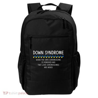 Down Syndrome When The Hate Chromosome Is Removed Backpack