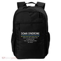 Down Syndrome When The Hate Chromosome Is Removed Backpack thumb 0
