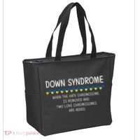 Down Syndrome When The Hate Chromosome Is Removed Tote Bag thumb 2