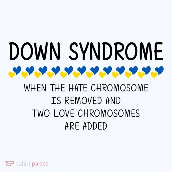 Down Syndrome When The Hate Chromosome Is Removed Baby Bodysuit