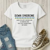 Down Syndrome When The Hate Chromosome Is Removed Women's T-Shirt thumb 3