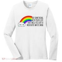 Do Something With Your Life That Will Piss Off A Mediocre Women's Long Sleeve Shirt thumb 0