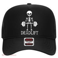 Deadlift Skeleton Workout Bodybuilding Gym Funny Skull Hat thumb 0