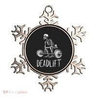 Deadlift Skeleton Workout Halloween Weight Lifting Fitness Ornament thumb 0