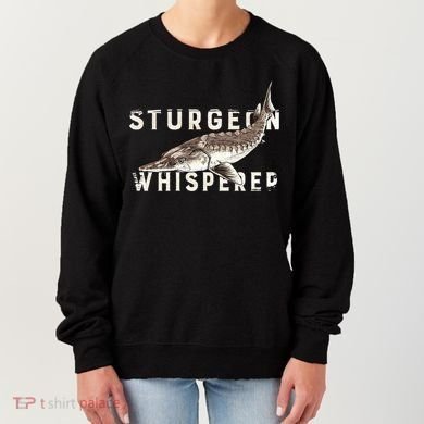 Distressed Sturgeon Whisperer Beluga Fish Funny Gift Women's Sweatshirt