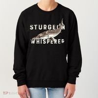 Distressed Sturgeon Whisperer Beluga Fish Funny Gift Women's Sweatshirt thumb 0
