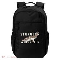 Distressed Sturgeon Whisperer Beluga Fish Funny Gift Backpack thumb 0