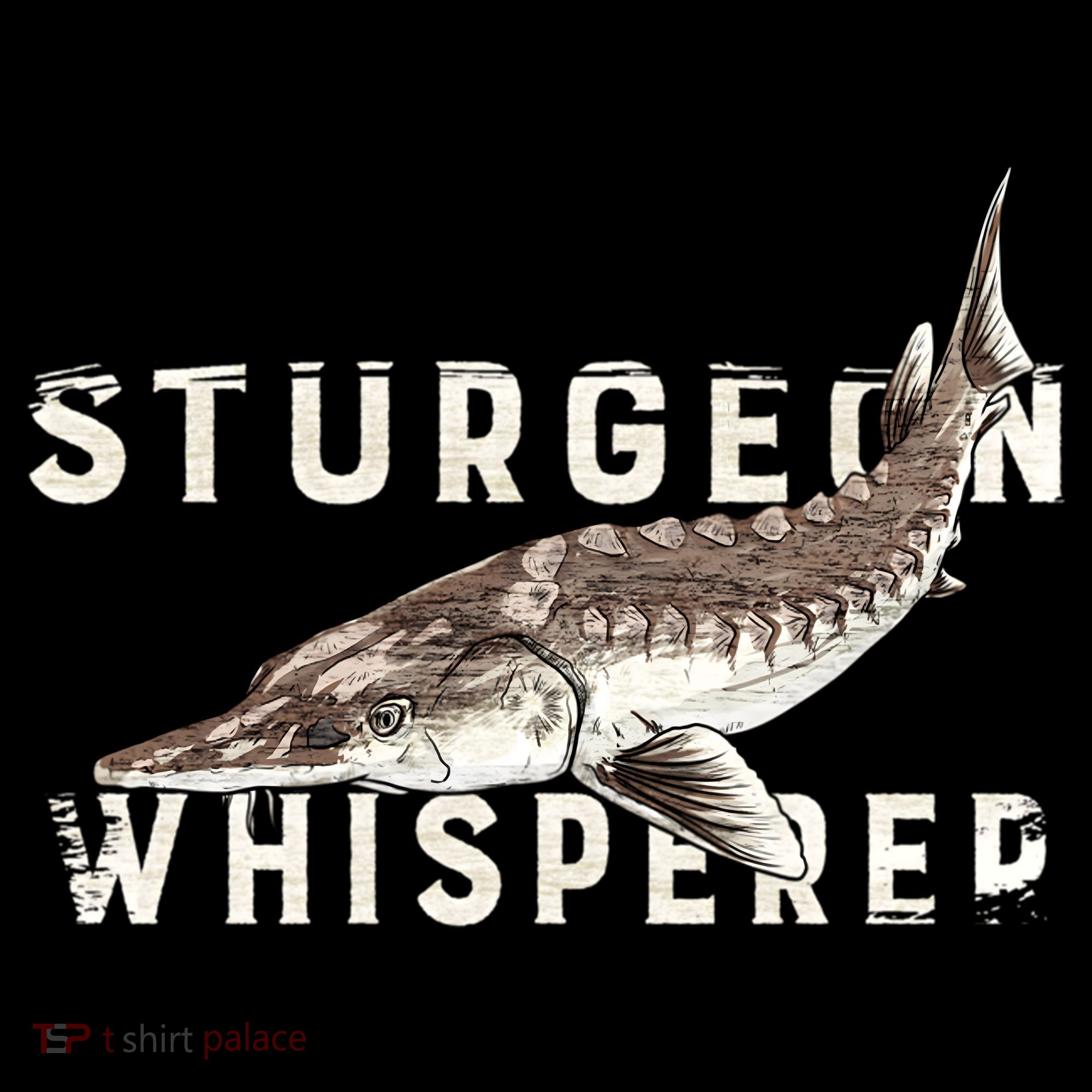 Distressed Sturgeon Whisperer Beluga Fish Funny Gift Coffee Mug