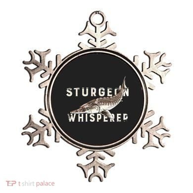 Distressed Sturgeon Whisperer Beluga Fish Funny Gift Ornament