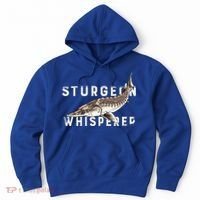 Distressed Sturgeon Whisperer Beluga Fish Funny Gift Hoodie thumb 0
