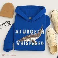 Distressed Sturgeon Whisperer Beluga Fish Funny Gift Hoodie thumb 4