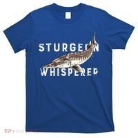 Distressed Sturgeon Whisperer Beluga Fish Funny Gift T-Shirt thumb 0