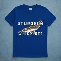Distressed Sturgeon Whisperer Beluga Fish Funny Gift T-Shirt thumb 5